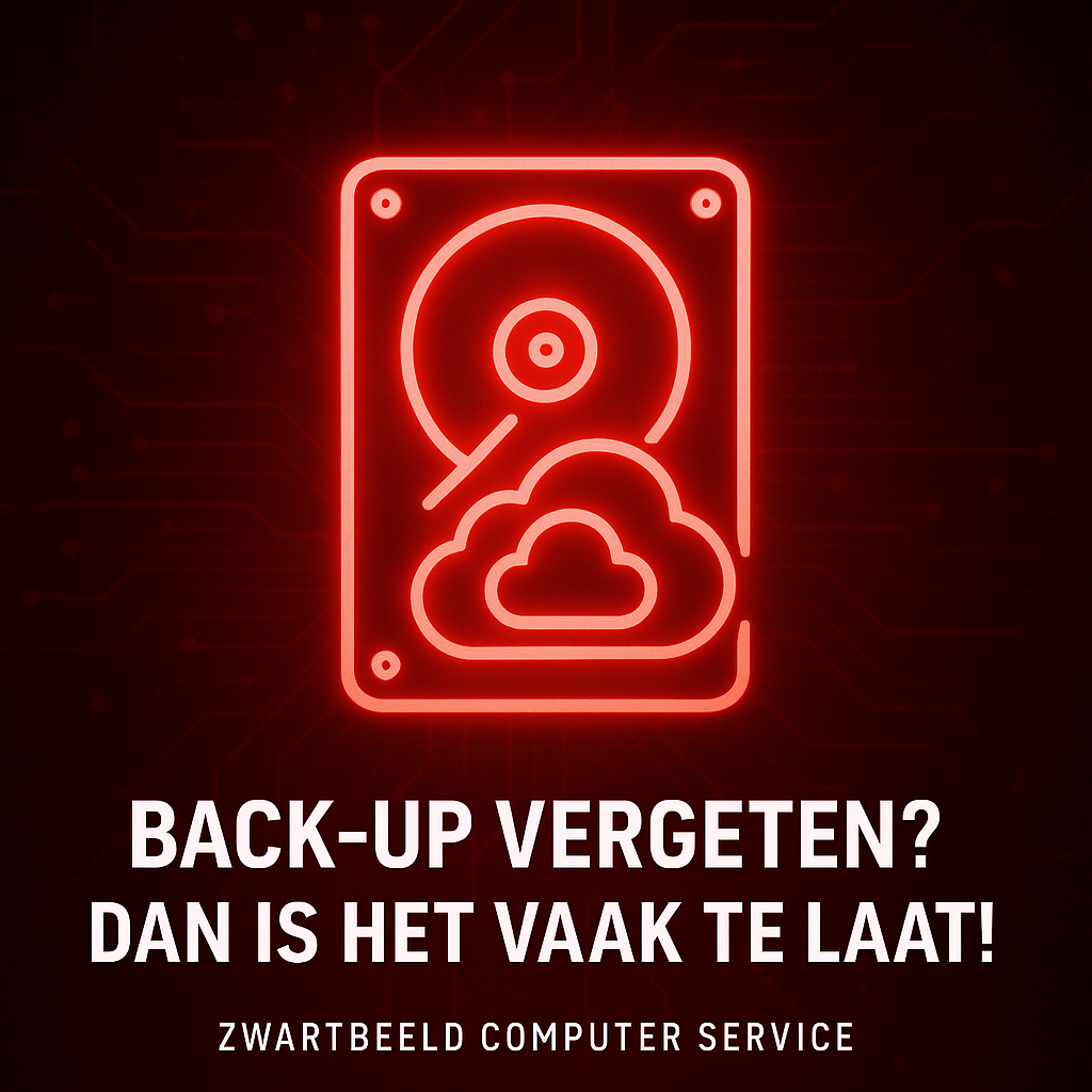 Back-ups vergeten, Zwartbeeld helpt