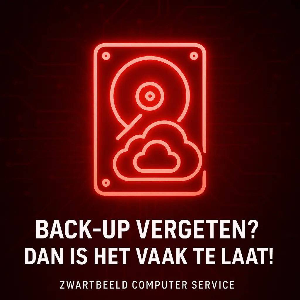 Back-ups vergeten, Zwartbeeld helpt