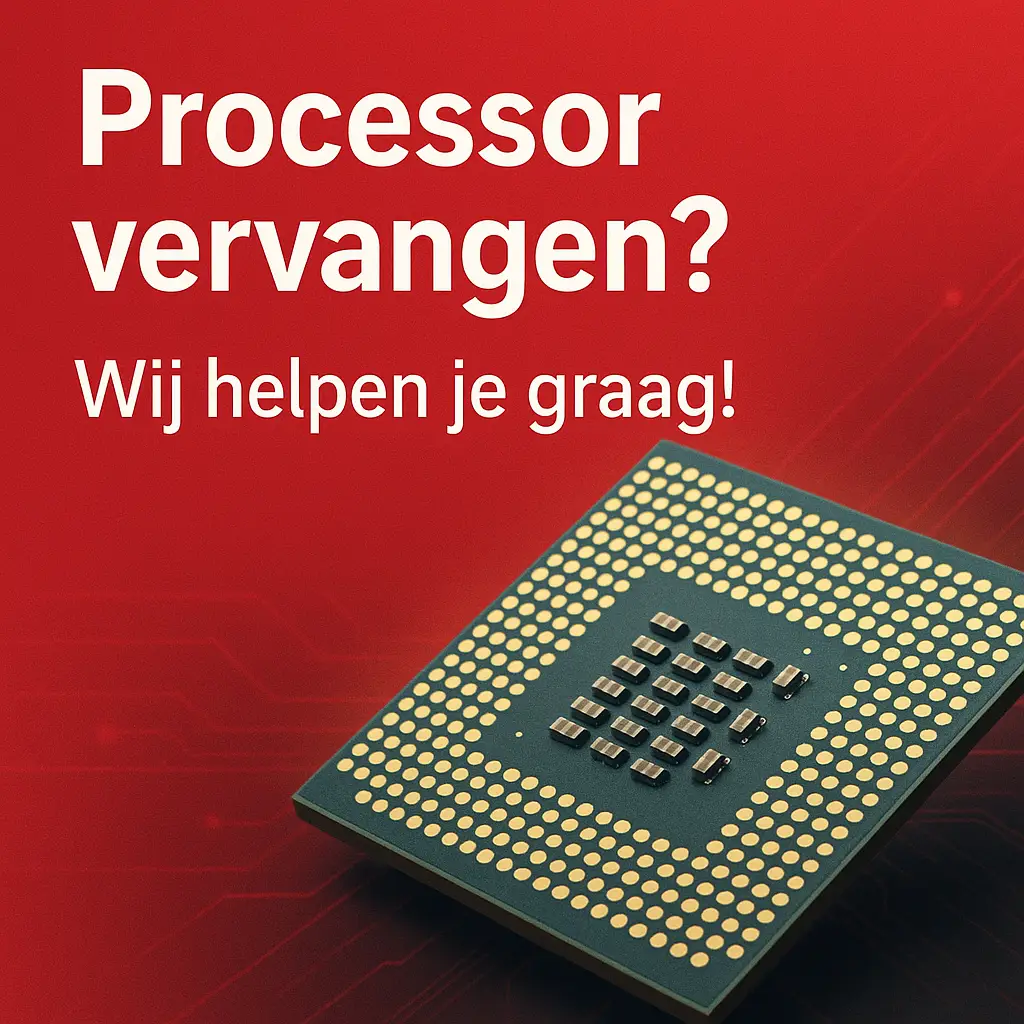 Processor vervangen Zwartbeeld helpt hiermee.