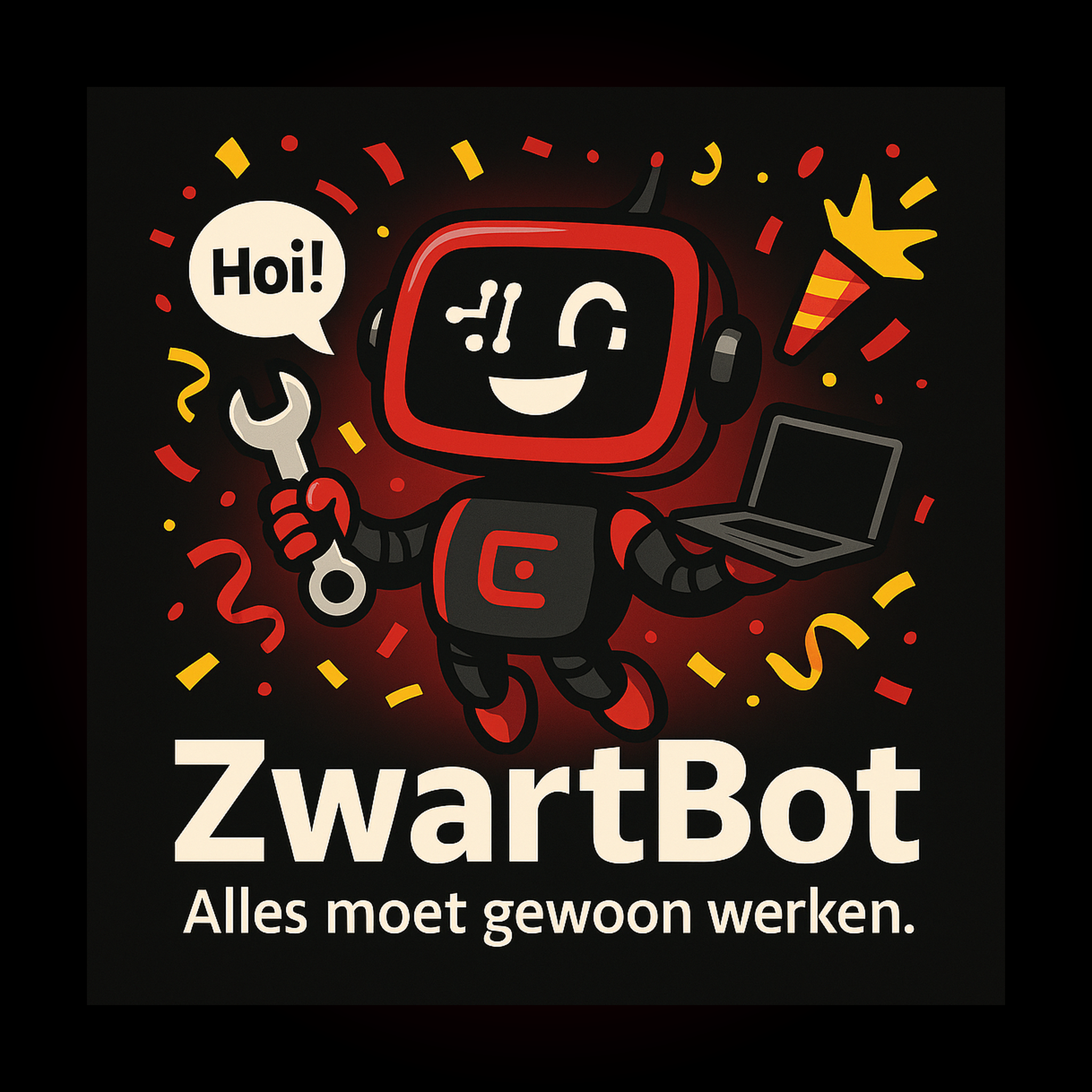 Zwartbeeld ChatBot ZwartBot_fun_2048x2048