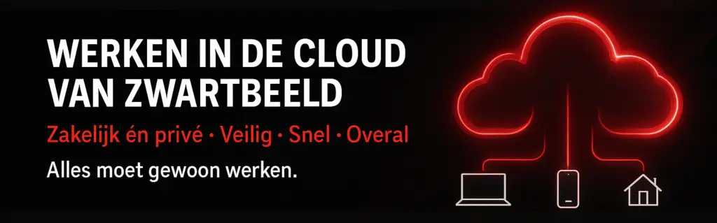 Zwartbeeld Cloud Banner