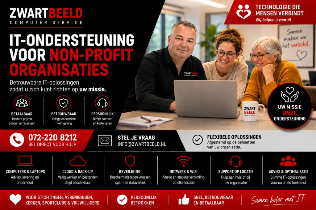 Hulp voor verenigingen vanuit Zwartbeeld